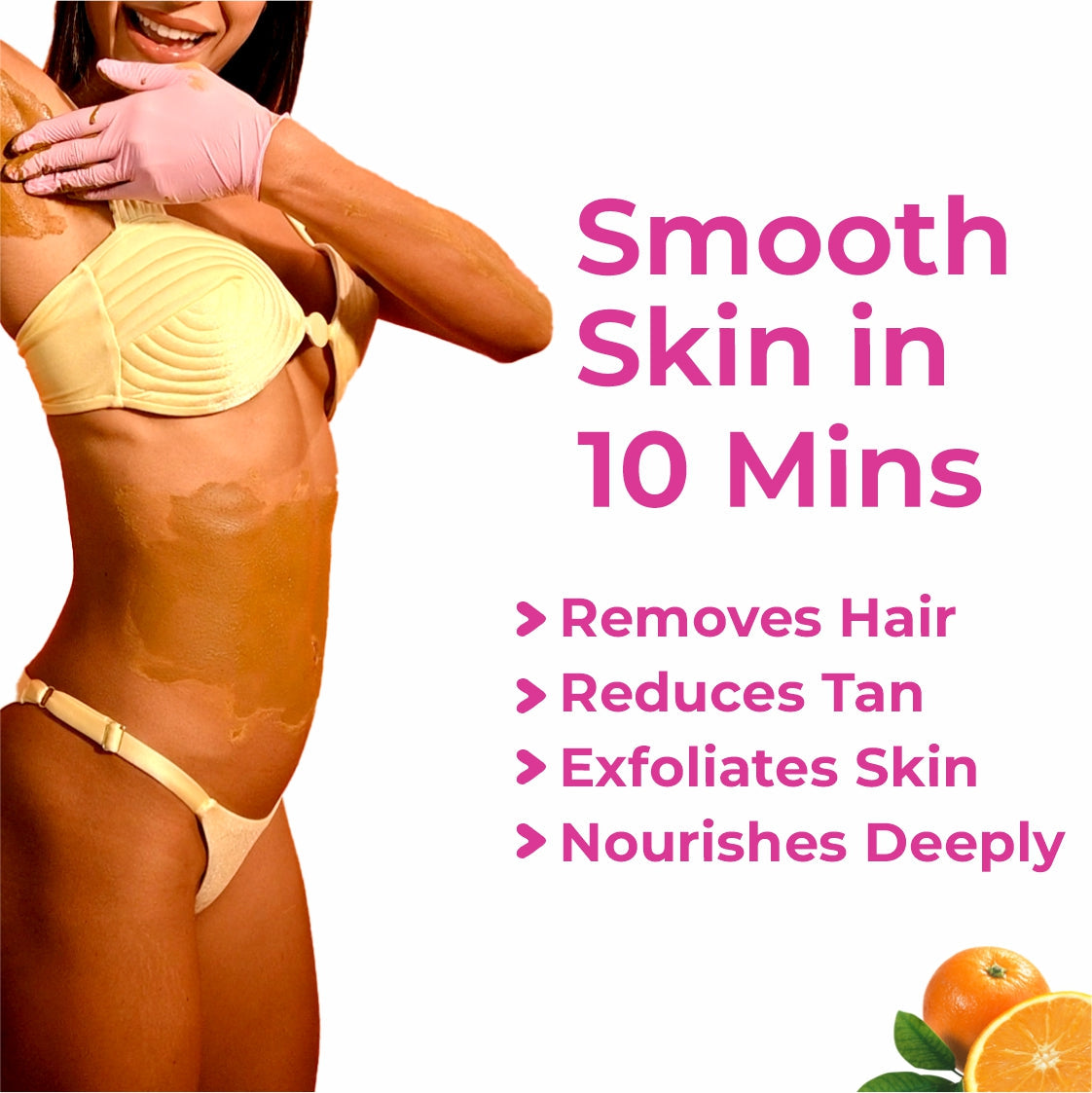 Body Hair Removal Powder Mask